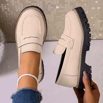 Elsa Platform Penny Loafers