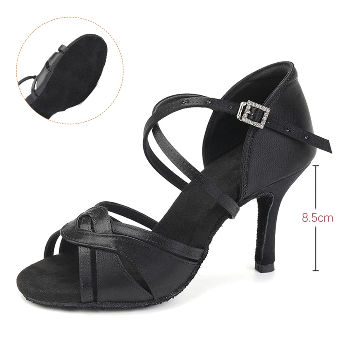 Cecilia Suede-Sole Ballroom & Latin Dance Heels