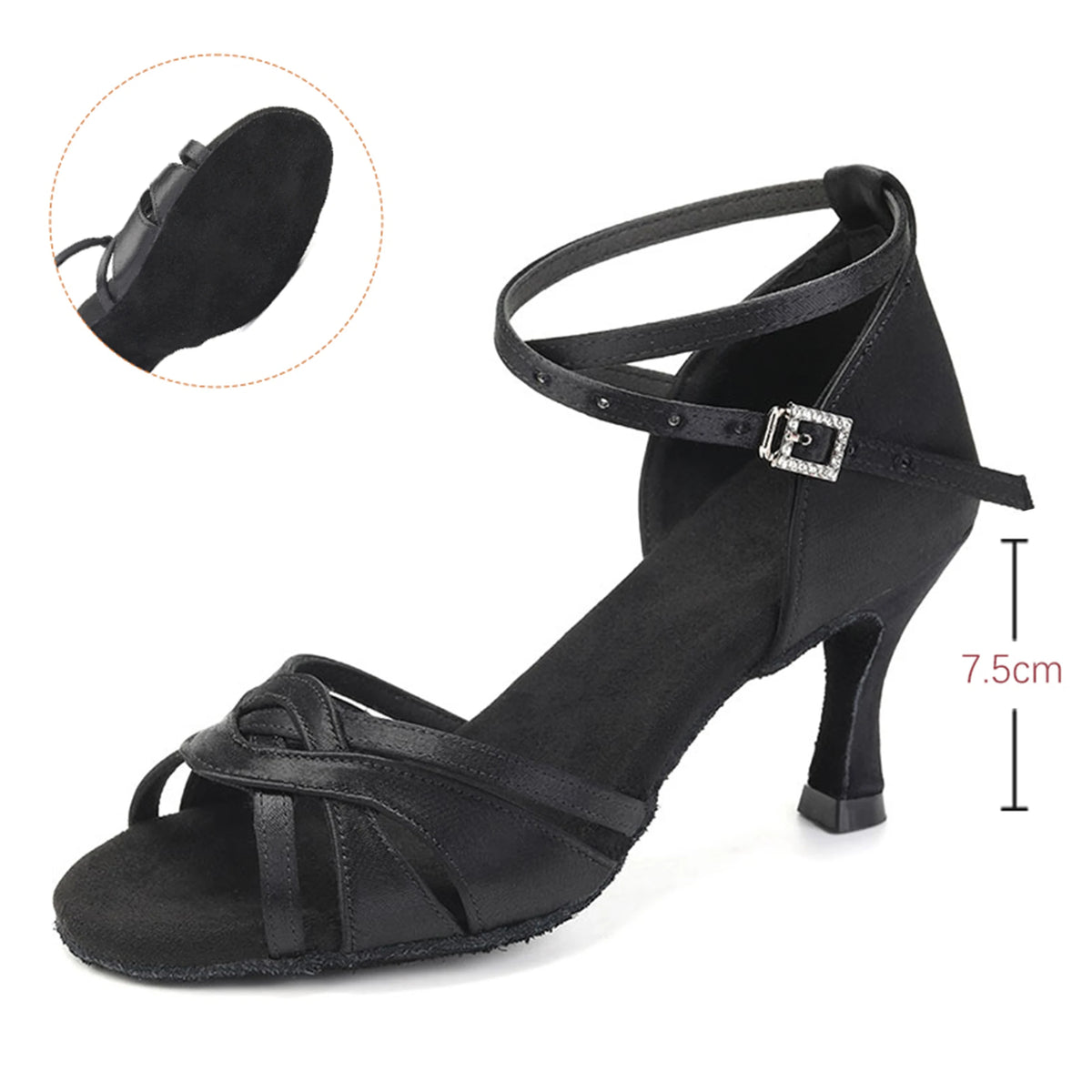 Cecilia Suede-Sole Ballroom & Latin Dance Heels