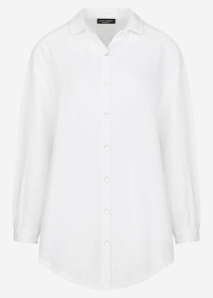 Hettie Oversized Muslin Blouse