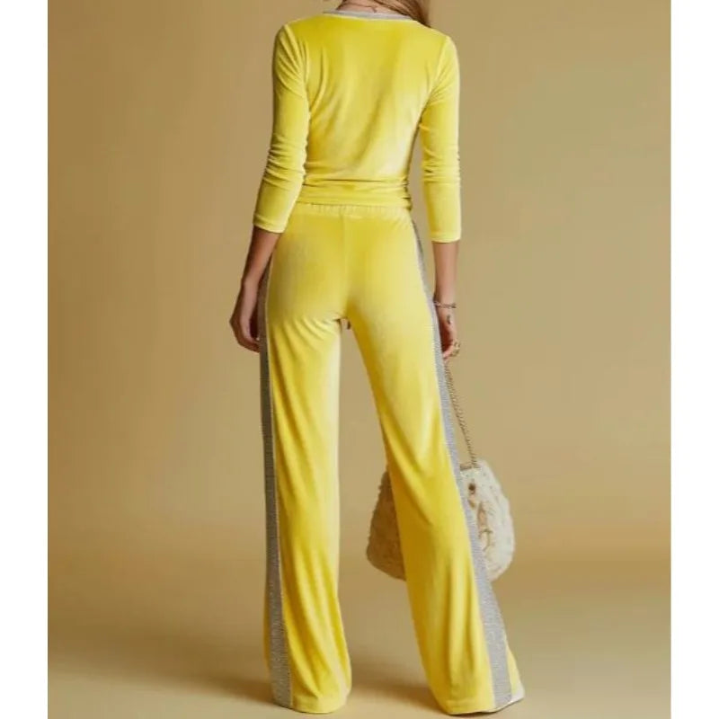 Marguerite Velvet Hooded Co-ord Tracksuit Set