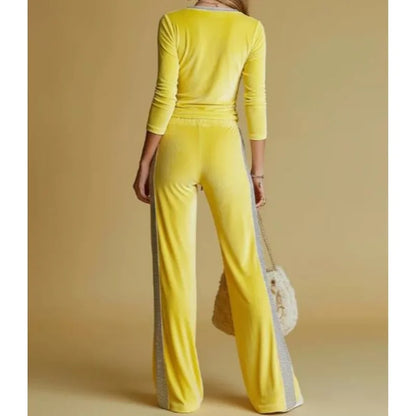 Marguerite Velvet Hooded Co-ord Tracksuit Set