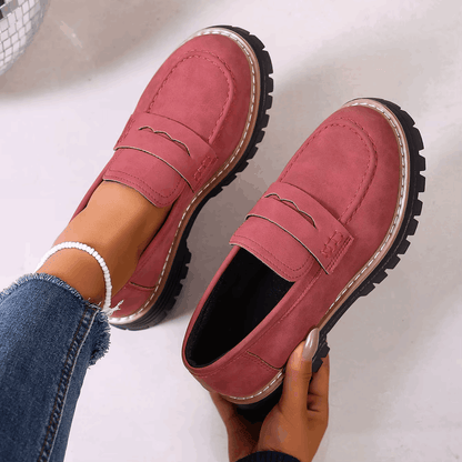 Elsa | College-Style Platform Loafers