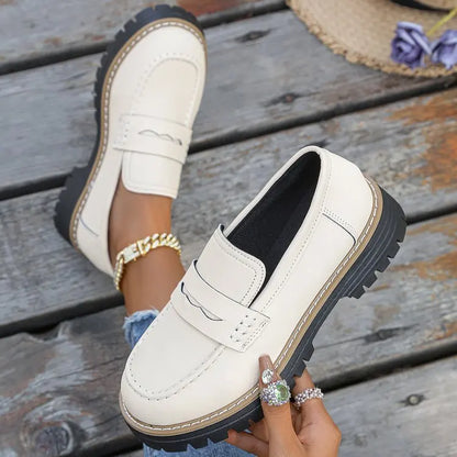 Elsa | College-Style Platform Loafers
