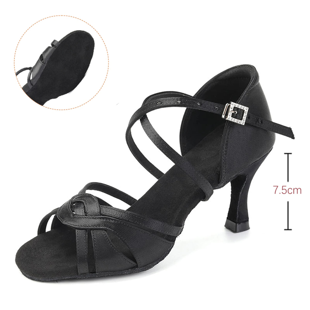 Cecilia Suede-Sole Ballroom & Latin Dance Heels