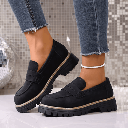 Elsa Platform Penny Loafers