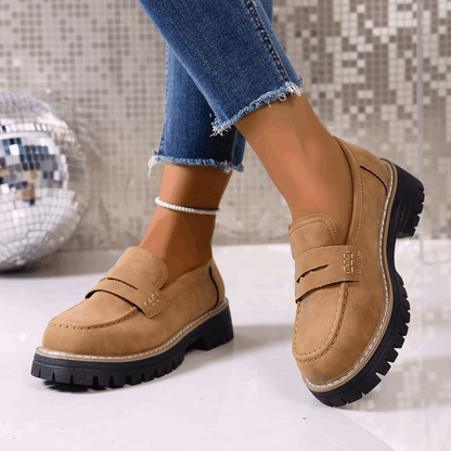 Elsa | College-Style Platform Loafers