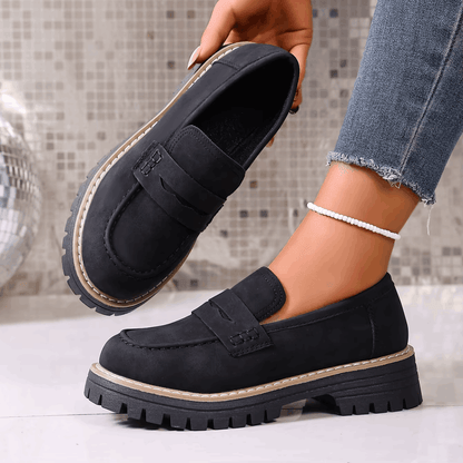 Elsa | College-Style Platform Loafers