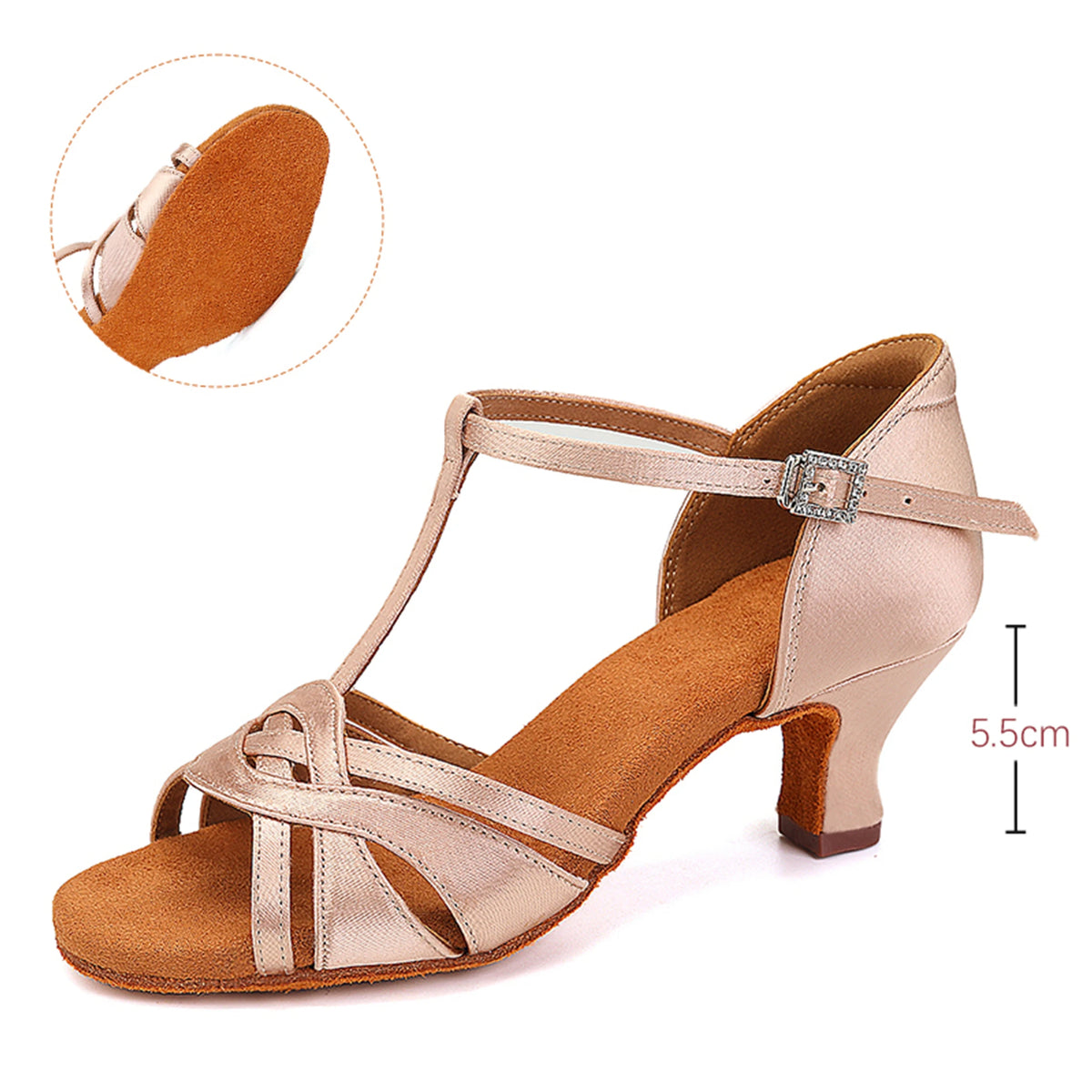 Cecilia Suede-Sole Ballroom & Latin Dance Heels