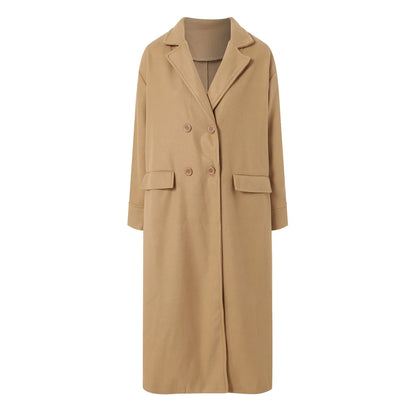 Florence Oversized Wool-Blend Trench Coat