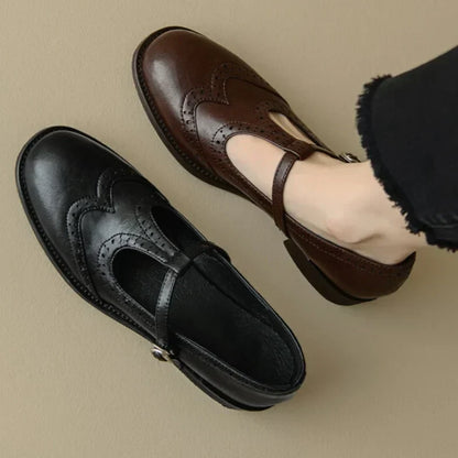 Sarah | Elegant T-Strap Mary Jane Shoes