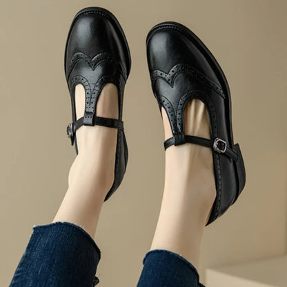 Sarah | Elegant T-Strap Mary Jane Shoes