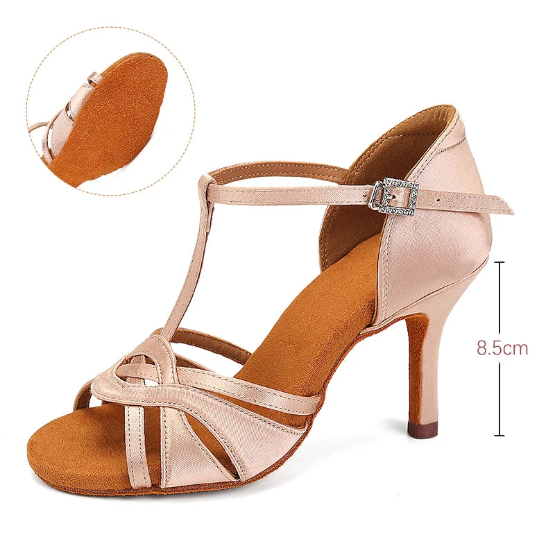 Cecilia Suede-Sole Ballroom & Latin Dance Heels