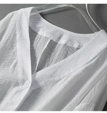 Grace Aurora Linen Blouse