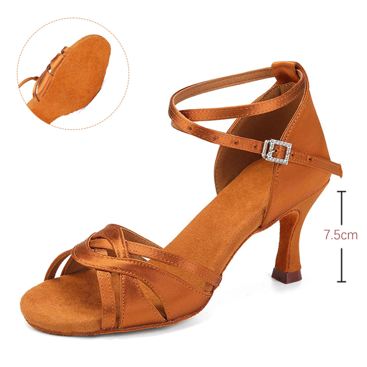 Cecilia Suede-Sole Ballroom & Latin Dance Heels