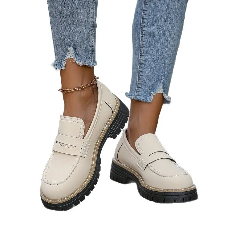 Elsa | College-Style Platform Loafers
