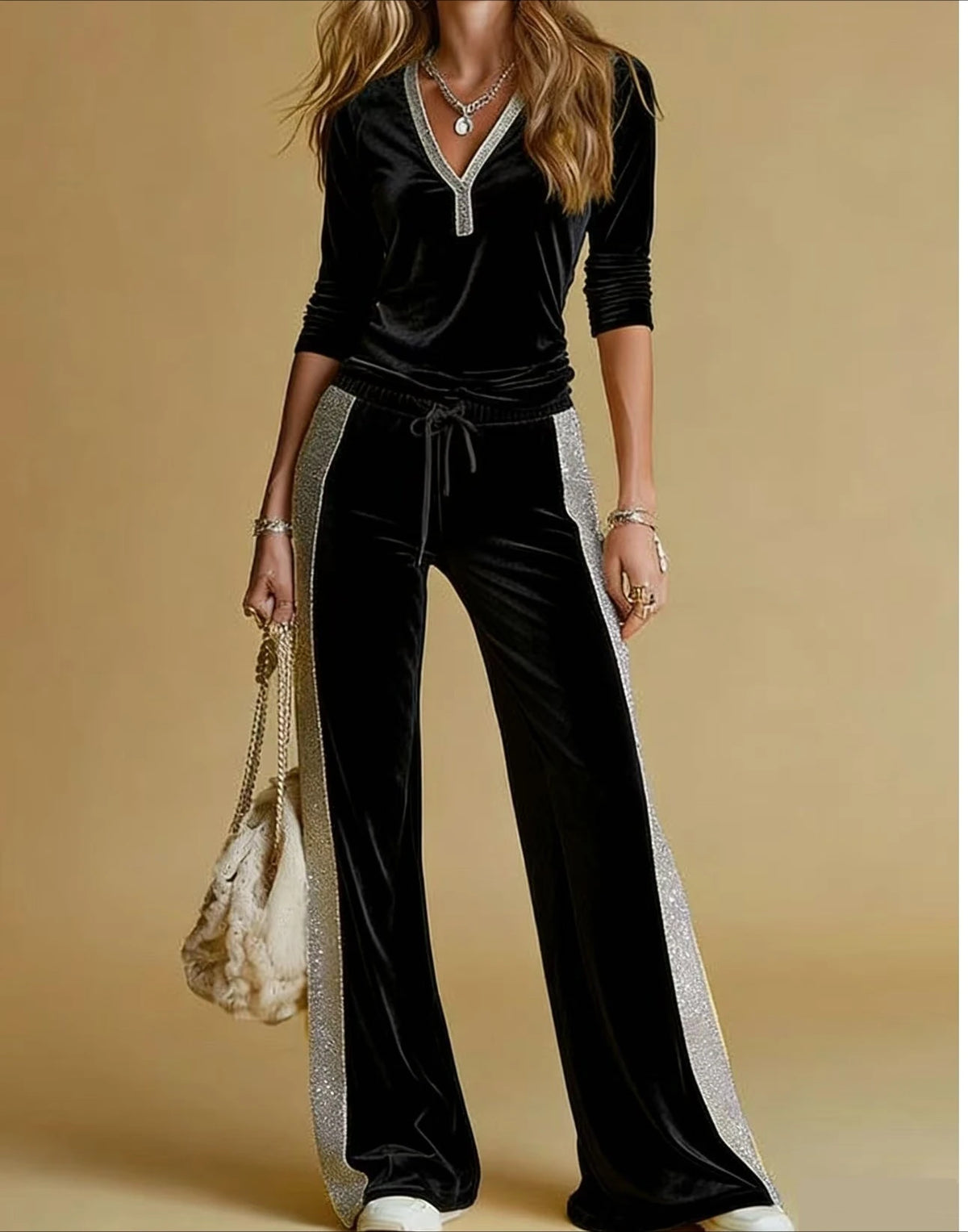 Marguerite Velvet Hooded Co-ord Tracksuit Set