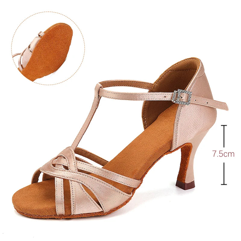 Cecilia Suede-Sole Ballroom & Latin Dance Heels
