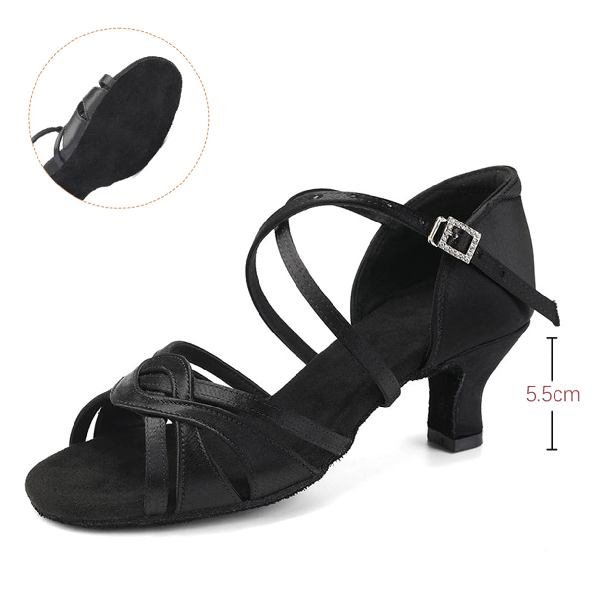 Cecilia Suede-Sole Ballroom & Latin Dance Heels