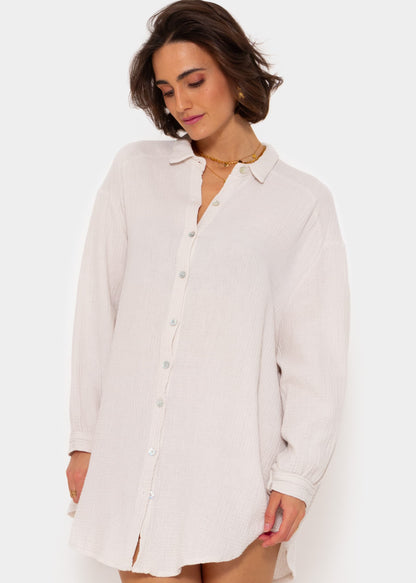 Hettie Oversized Muslin Blouse