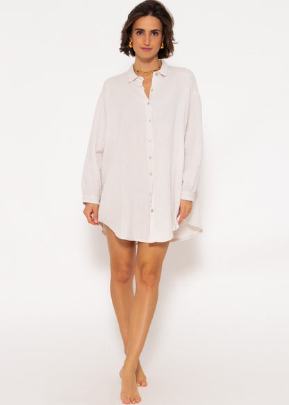 Hettie Oversized Muslin Blouse