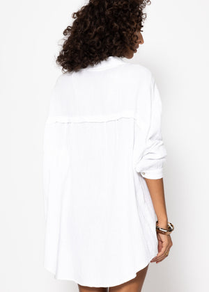 Hettie Oversized Muslin Blouse