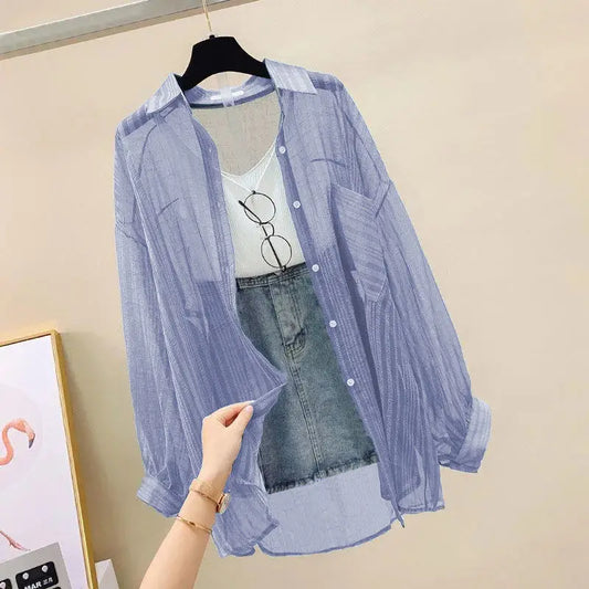 Marguerite Sheer Chiffon Blouse
