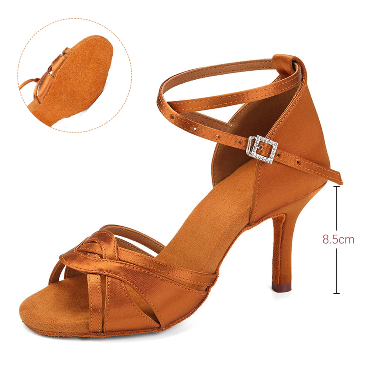 Cecilia Suede-Sole Ballroom & Latin Dance Heels