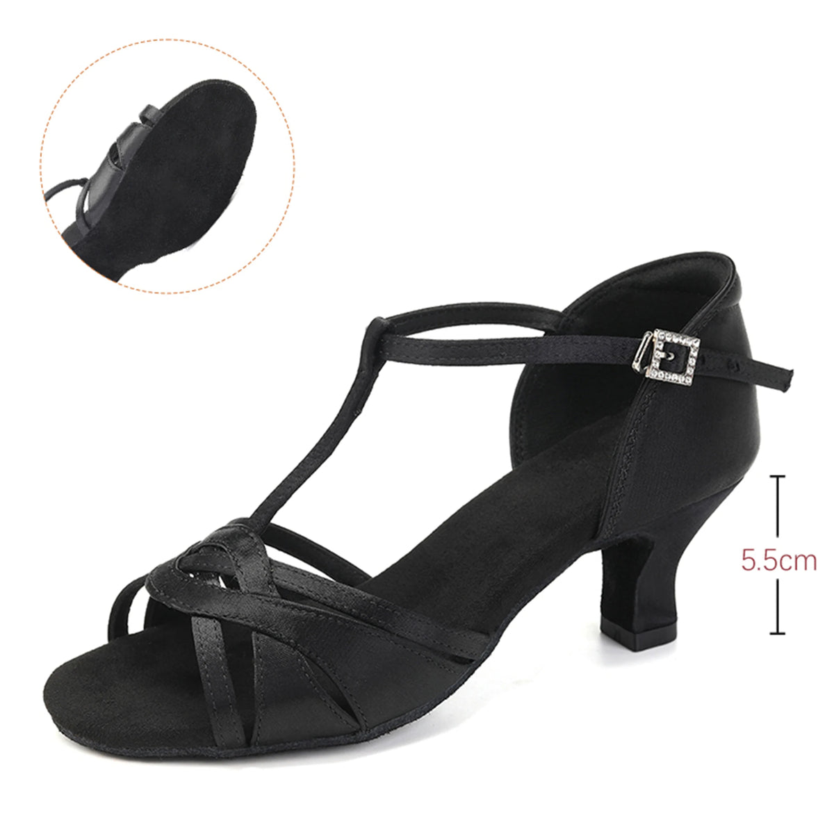 Cecilia Suede-Sole Ballroom & Latin Dance Heels