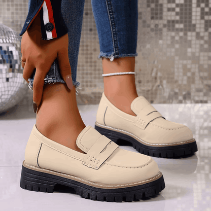 Elsa | College-Style Platform Loafers