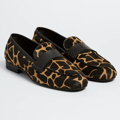 Sofia | Elegant Leopard Print Loafers