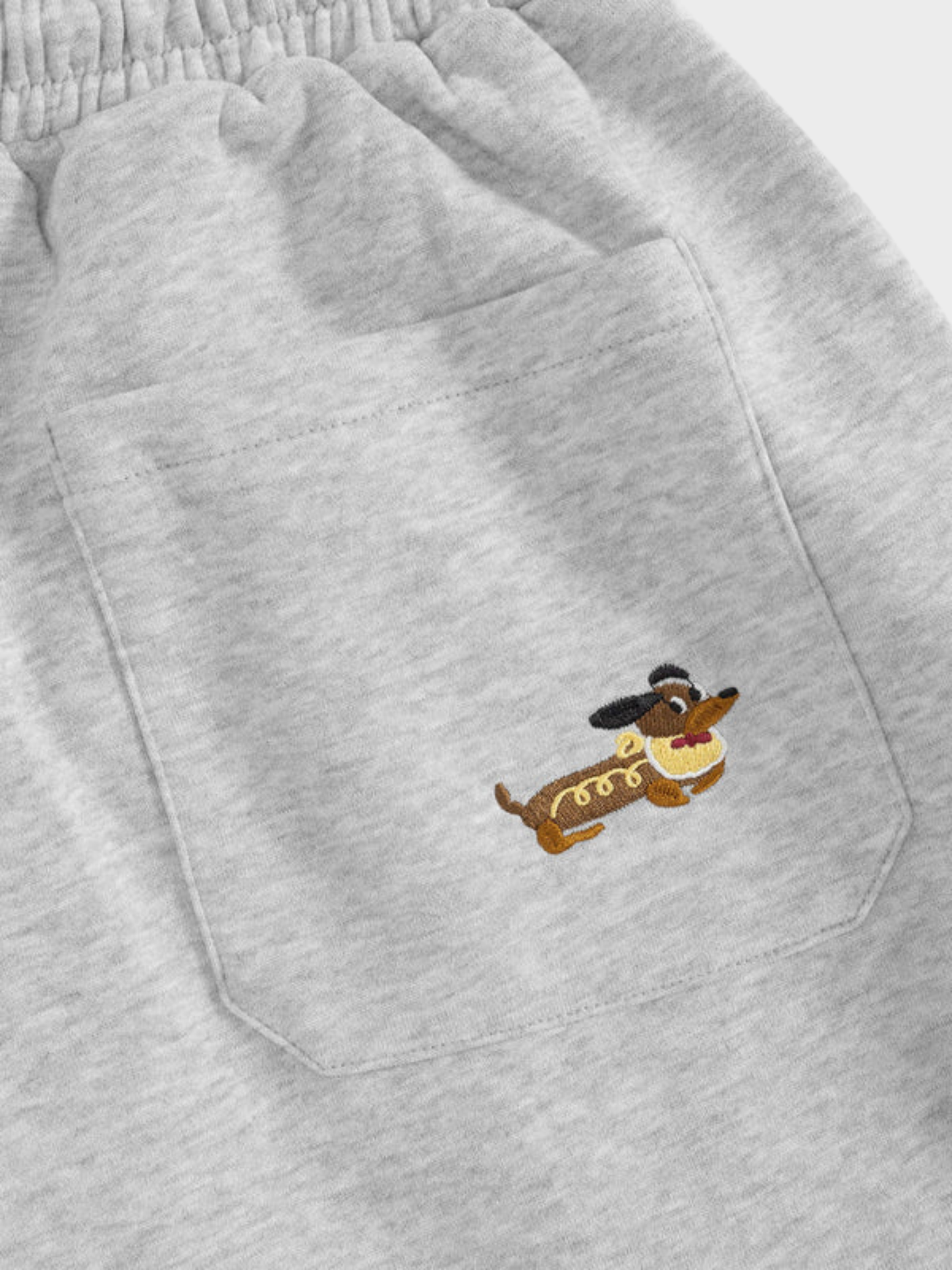Amalfi Puppy-Embroidered Barrel Sweatpants