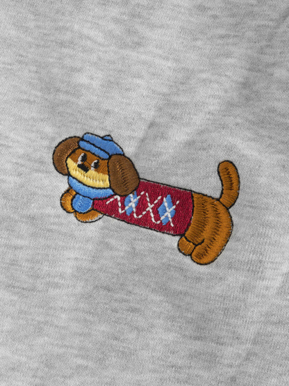Amalfi Puppy-Embroidered Barrel Sweatpants