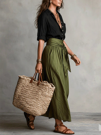 Martina Elegant One-Shoulder Maxi Dress