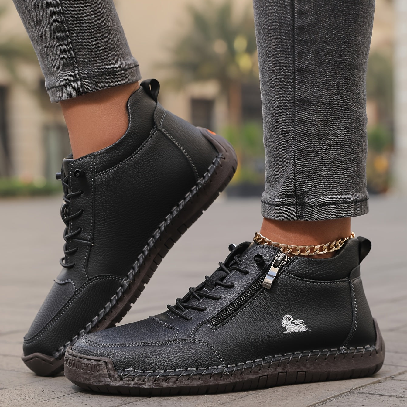 Noemi | Zip-Up Orthopedic Sneakers