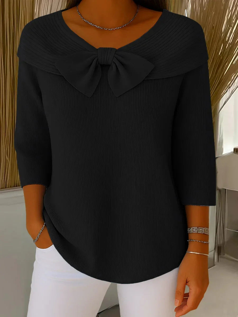 Bow Knit Pullover