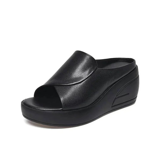 Eliza Slip-On Comfort Wedge Sandals