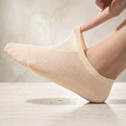 Breathable Reinforced No-Show Socks