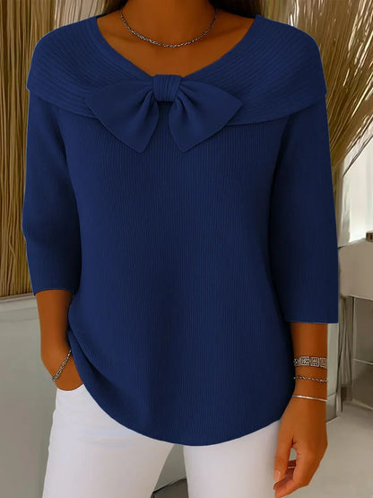 Bow Knit Pullover