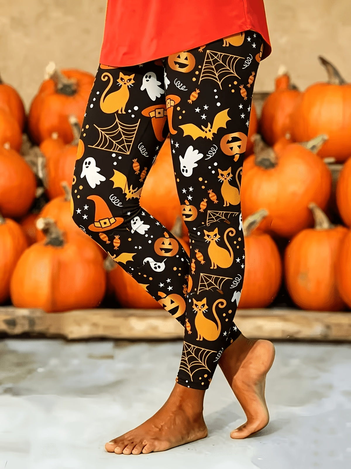 Mabel Halloween Print Leggings