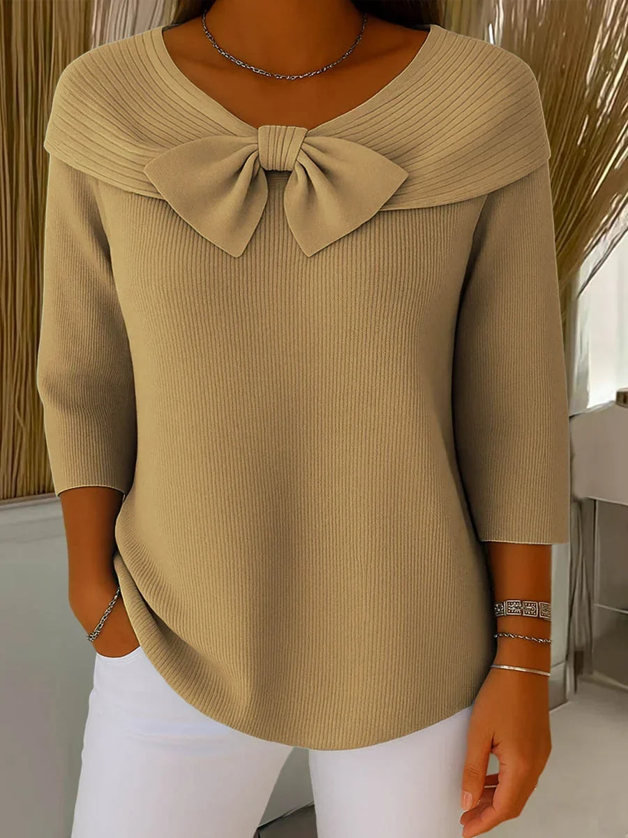 Bow Knit Pullover