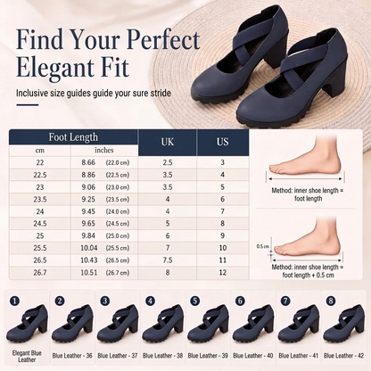 Adalina Cross-Strap Mary Jane Heels