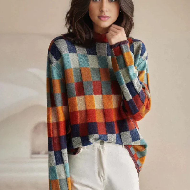 Odette Cashmere Turtleneck Sweater