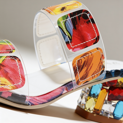 Odette Jewel Heel Sandals