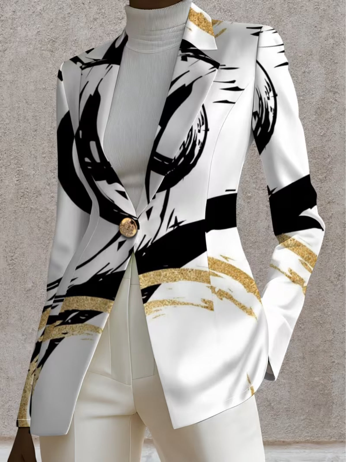 Noemine | Painterly Blazer