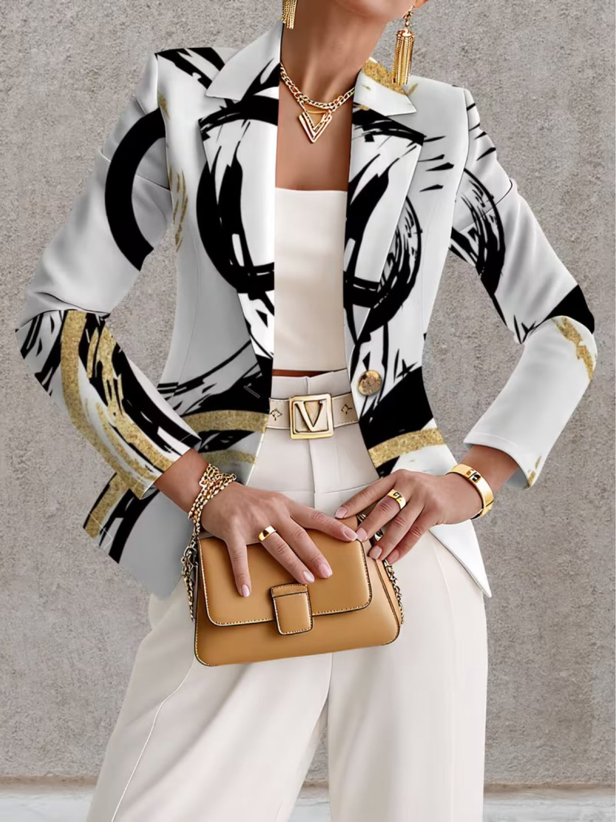 Noemine | Painterly Blazer