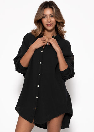 Hettie Oversized Muslin Blouse