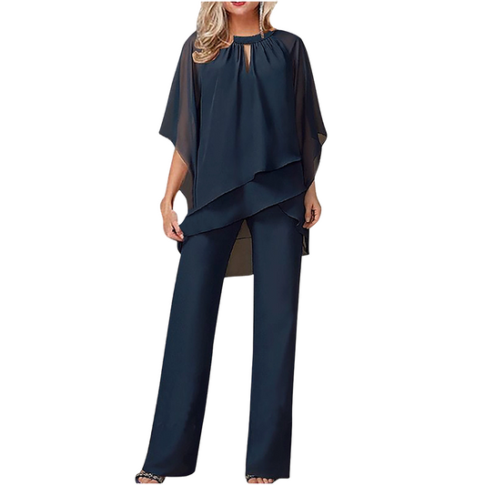 Marcella Asymmetric Hem Two-Piece Set