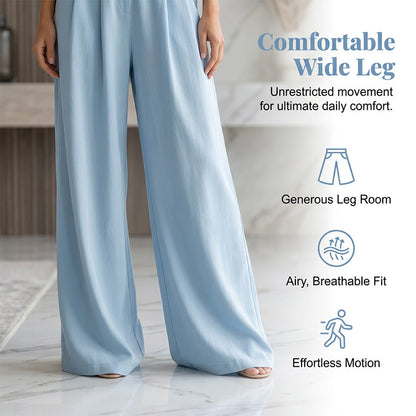 V-Neck High Waist Wide Leg Jumpsuit