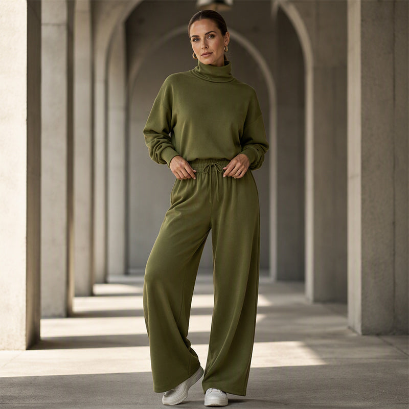 Chic Wide-Leg Two-Piece Outfit